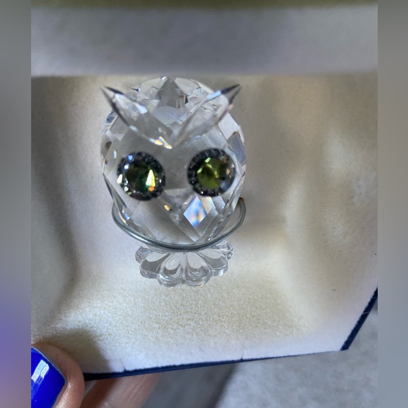 NEW Swarovski Crystal Owl Mini Figurine - Picture 10 of 13